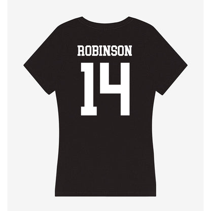 Nevada - NCAA Football : Gerick Robinson - Women's V-Neck T-Shirt-1