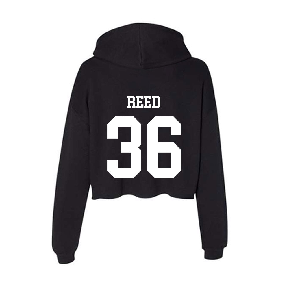 Nevada - NCAA Football : Isaiah Reed - Women's Crop Fleece Hoodie-1