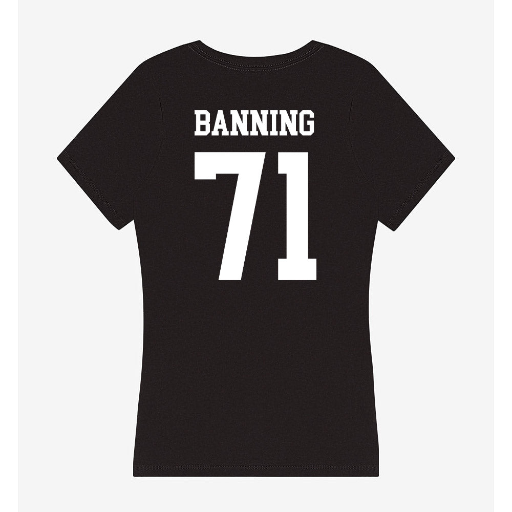 Nevada - NCAA Football : Colin Banning - Women's V-Neck T-Shirt-1