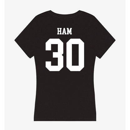 Nevada - NCAA Baseball : Billy Ham - Women's V-Neck T-Shirt-1