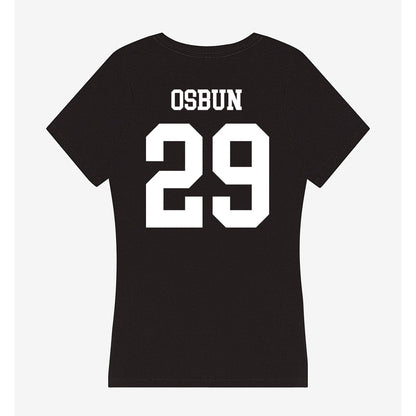 Nevada - NCAA Baseball : Greyson Osbun - Women's V-Neck T-Shirt-1