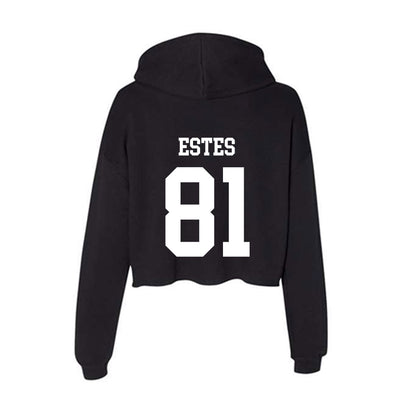 Nevada - NCAA Football : Trace Estes - Women's Crop Fleece Hoodie-1