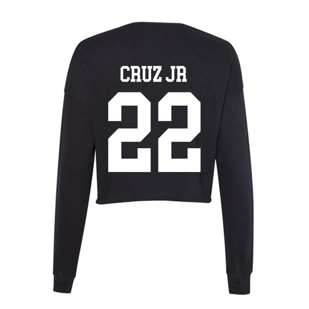 Nevada - NCAA Baseball : Mikey Cruz Jr - Women's Cropped Crew Fleece-1