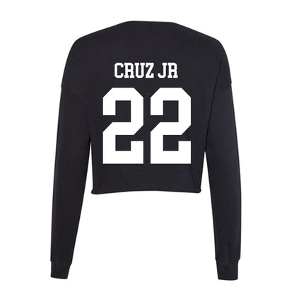 Nevada - NCAA Baseball : Mikey Cruz Jr - Women's Cropped Crew Fleece-1