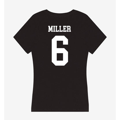 Nevada - NCAA Baseball : Nikolas Miller - Women's V-Neck T-Shirt-1