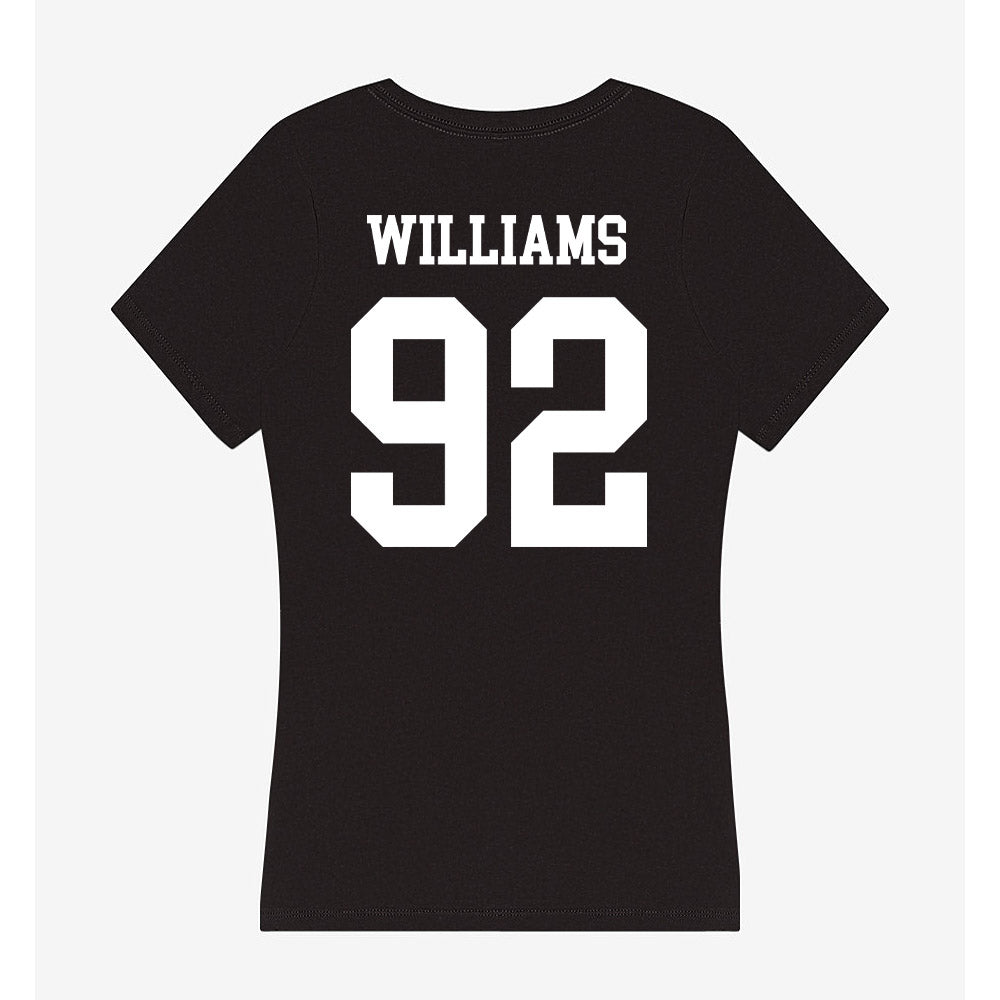 Nevada - NCAA Football : Myles Williams - Women's V-Neck T-Shirt-1