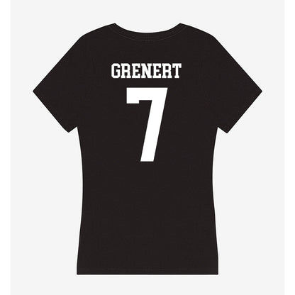 Nevada - NCAA Baseball : Andrew Grenert - Women's V-Neck T-Shirt-1