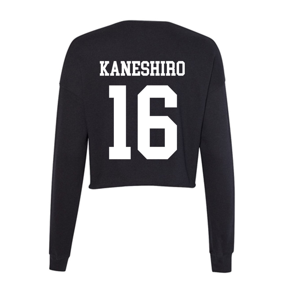 Nevada - NCAA Baseball : Kainoa Kaneshiro - Women's Cropped Crew Fleece-1