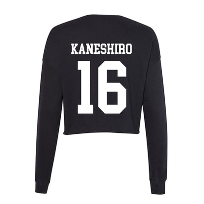 Nevada - NCAA Baseball : Kainoa Kaneshiro - Women's Cropped Crew Fleece-1