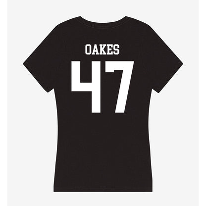 Nevada - NCAA Baseball : Ryan Oakes - Women's V-Neck T-Shirt-1