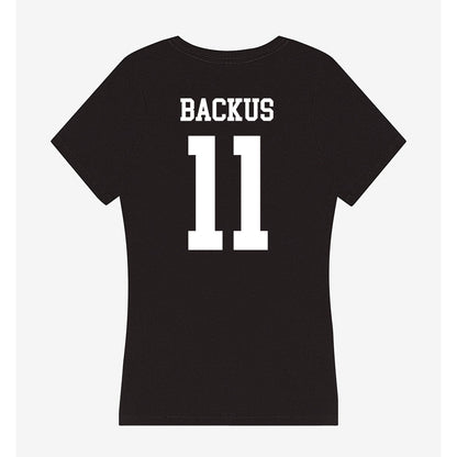 Nevada - NCAA Women's Basketball : Britain Backus - Women's V-Neck T-Shirt-1