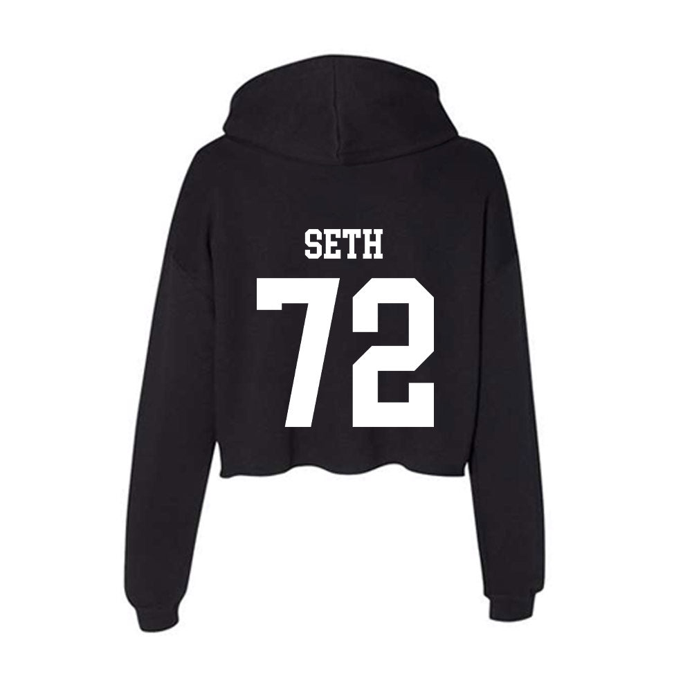 Nevada - NCAA Football : Jakobus Seth - Women's Crop Fleece Hoodie-1