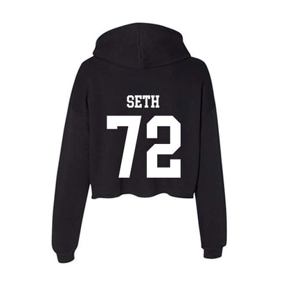 Nevada - NCAA Football : Jakobus Seth - Women's Crop Fleece Hoodie-1