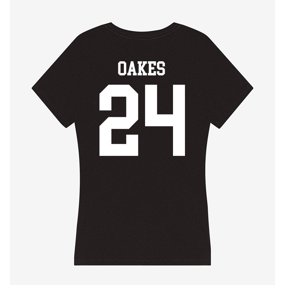 Nevada - NCAA Baseball : Ryan Oakes - Women's V-Neck T-Shirt-1