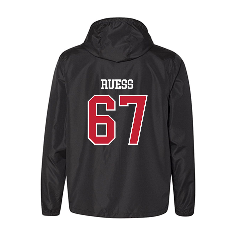 Ball State - NCAA Football : Jackson Ruess - Windbreaker-1