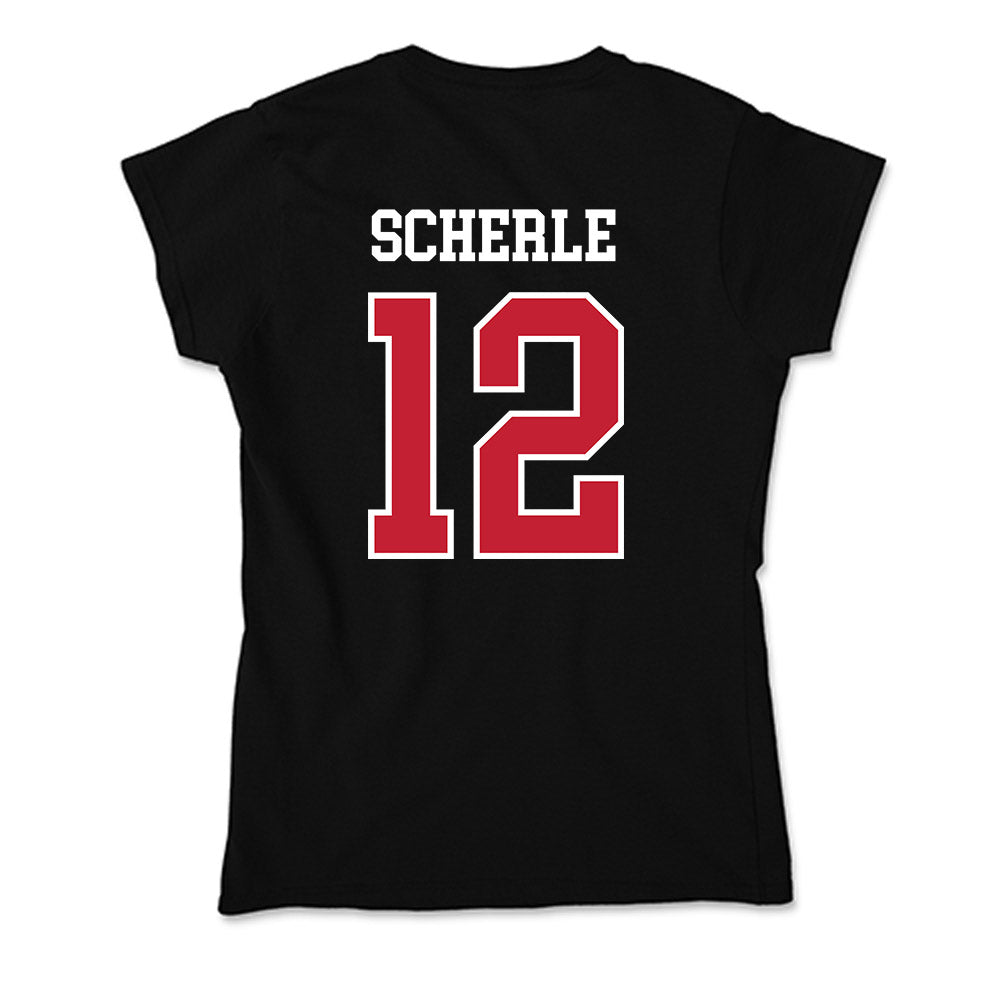 Ball State - NCAA Football : Alex Scherle - Soft Style Women’s T-Shirt-1
