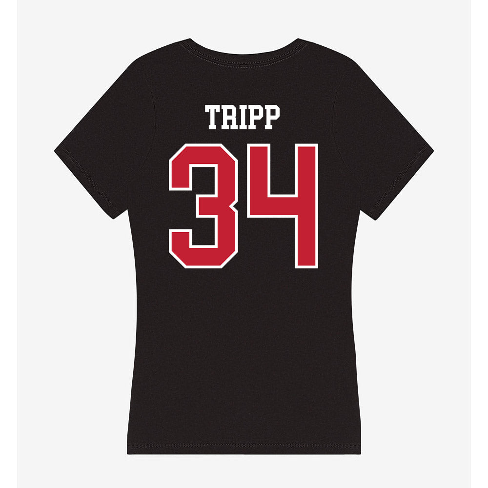 Ball State - NCAA Football : Coby Tripp - Women's V-Neck T-Shirt-1