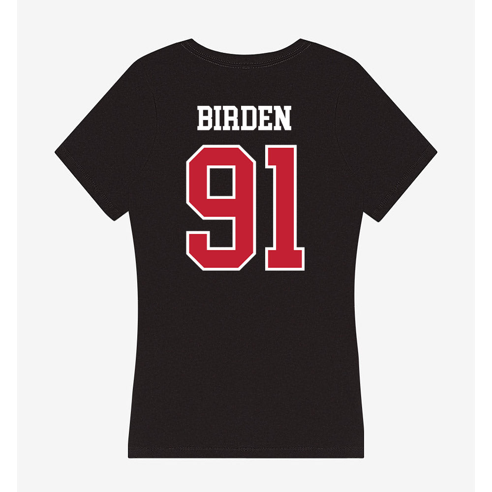 Ball State - NCAA Football : Jamar Birden - Women's V-Neck T-Shirt-1