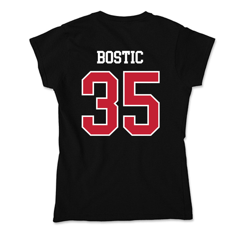 Ball State - NCAA Football : Drew Bostic - Soft Style Women’s T-Shirt-1