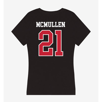 Ball State - NCAA Football : Anthony McMullen - Women's V-Neck T-Shirt-1