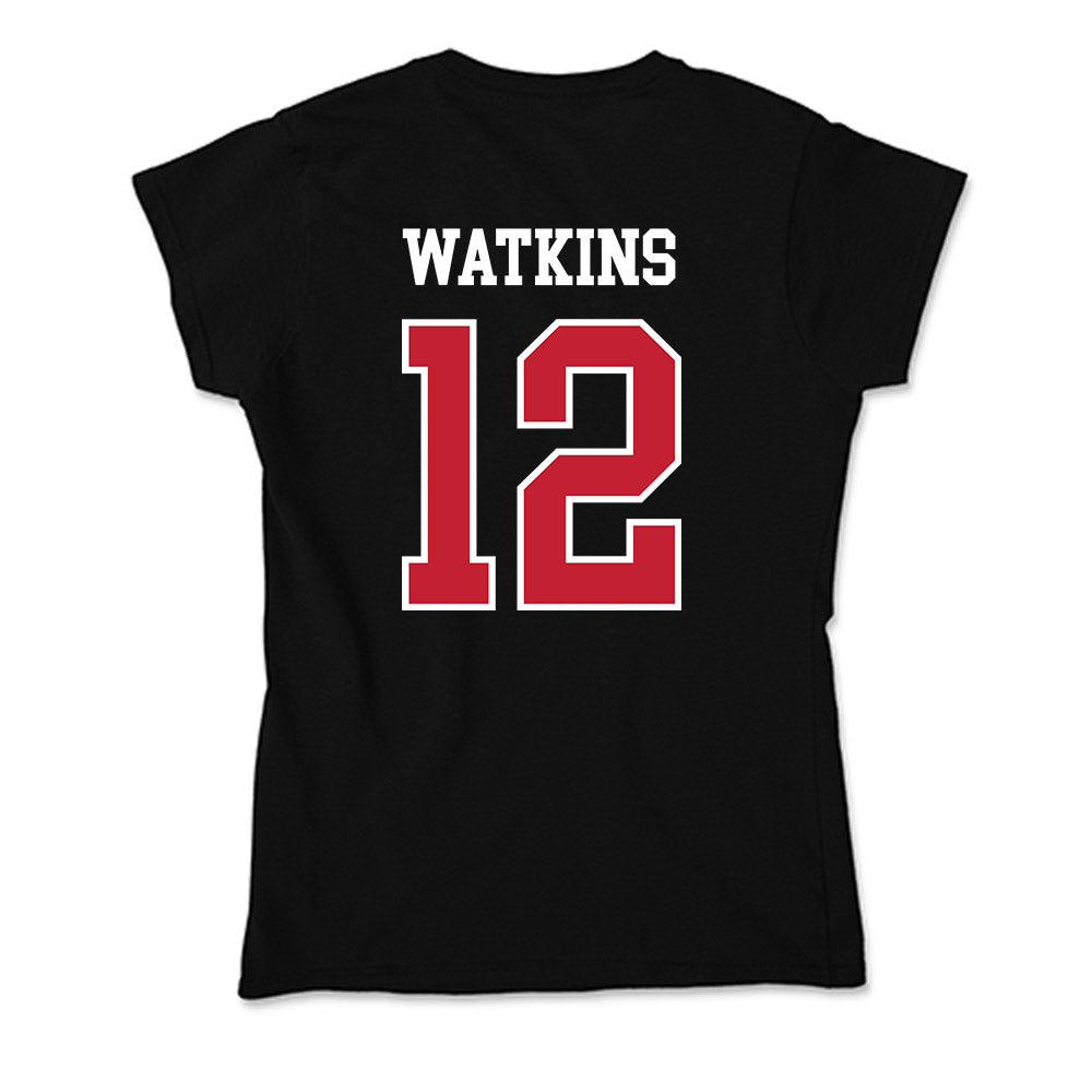 Ball State - NCAA Women's Soccer : Lexi Watkins - Soft Style Women’s T-Shirt-1