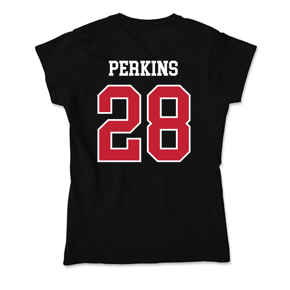 Ball State - NCAA Football : Stone Perkins - Soft Style Women’s T-Shirt-1