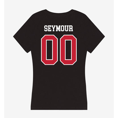 Ball State - NCAA Football : AJ Seymour - Women's V-Neck T-Shirt-1