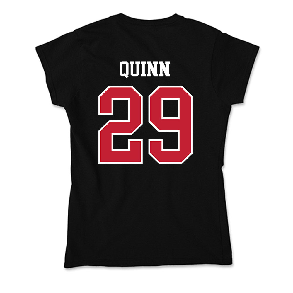 Ball State - NCAA Baseball : Owen Quinn - Soft Style Women’s T-Shirt-1