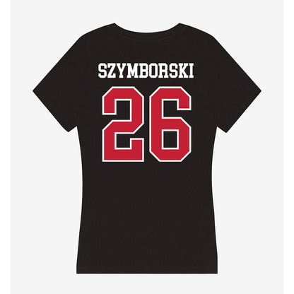 Ball State - NCAA Football : Lucas Szymborski - Women's V-Neck T-Shirt-1