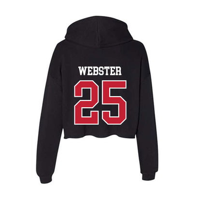 Ball State - NCAA Football : Mikeah Webster - Women's Crop Fleece Hoodie-1