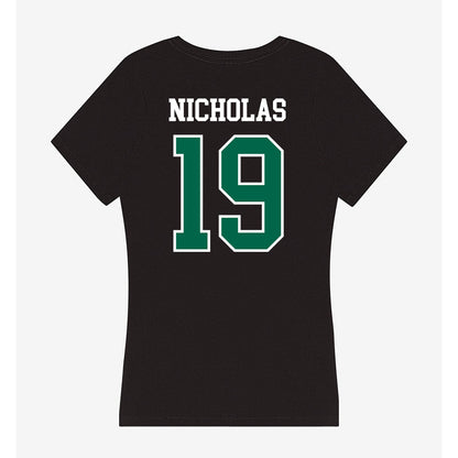 Tulane - NCAA Football : Shaun Nicholas - Women's V-Neck T-Shirt-1