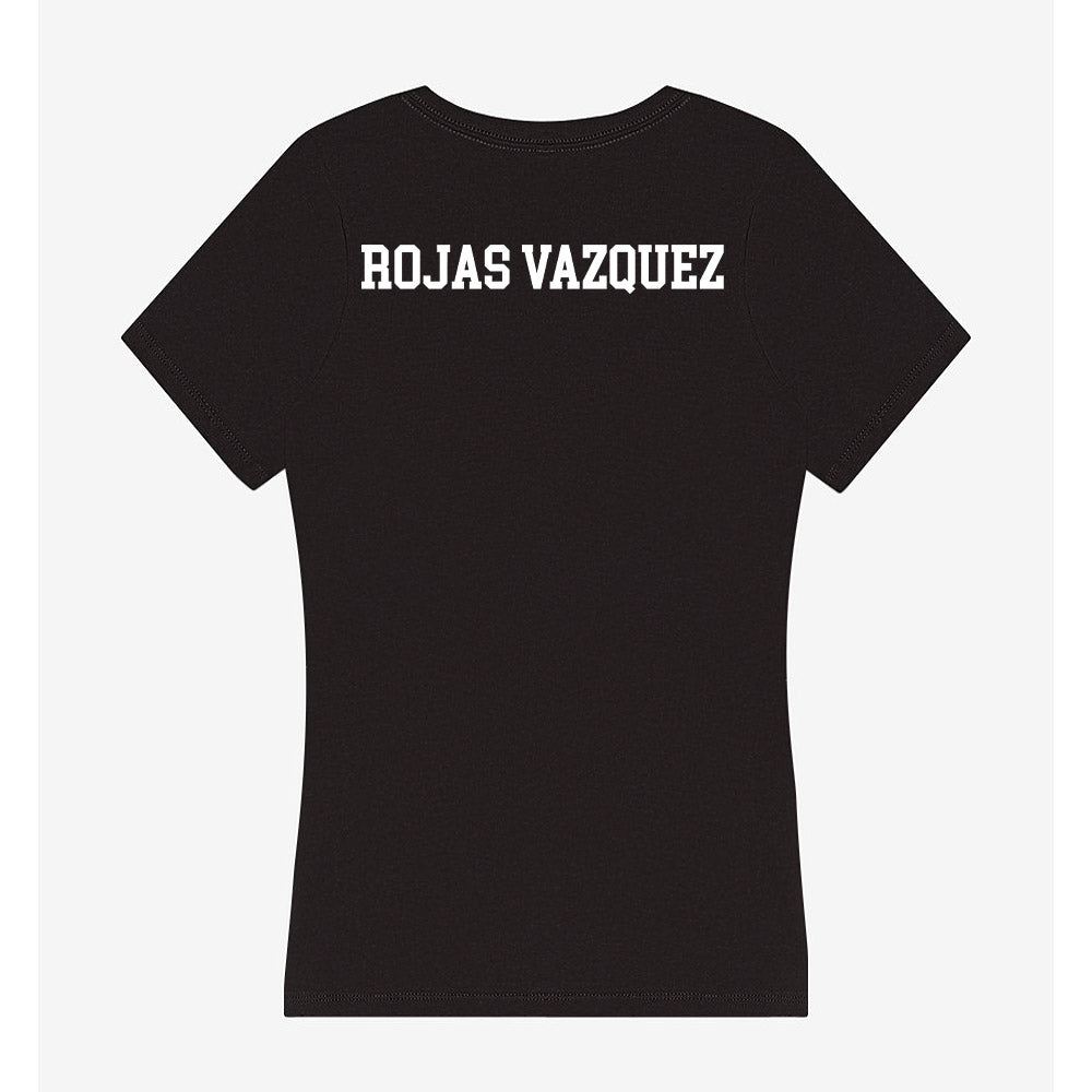 Tulane - NCAA Women's Cross Country : Dana Rojas Vazquez - Women's V-Neck T-Shirt-1