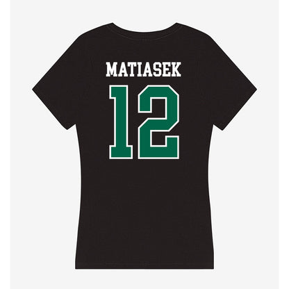 Tulane - NCAA Women's Bowling : Paige Matiasek - Women's V-Neck T-Shirt-1