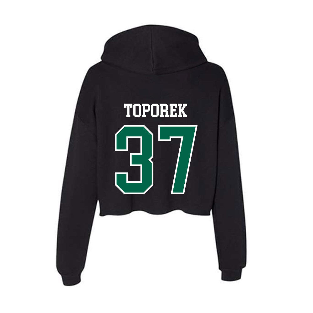 Tulane - NCAA Baseball : Jake Toporek - Women's Crop Fleece Hoodie-1