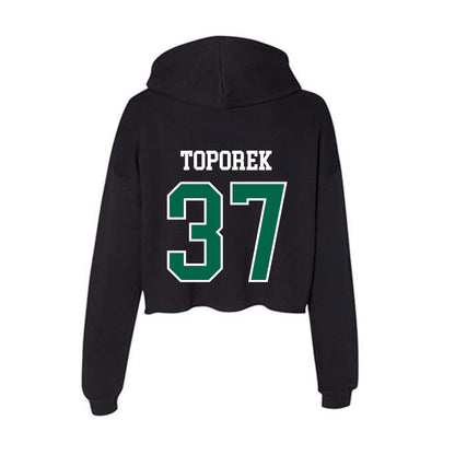 Tulane - NCAA Baseball : Jake Toporek - Women's Crop Fleece Hoodie-1
