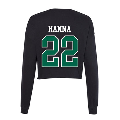 Tulane - NCAA Women's Basketball : Dyllan Hanna - Women's Cropped Crew Fleece-1