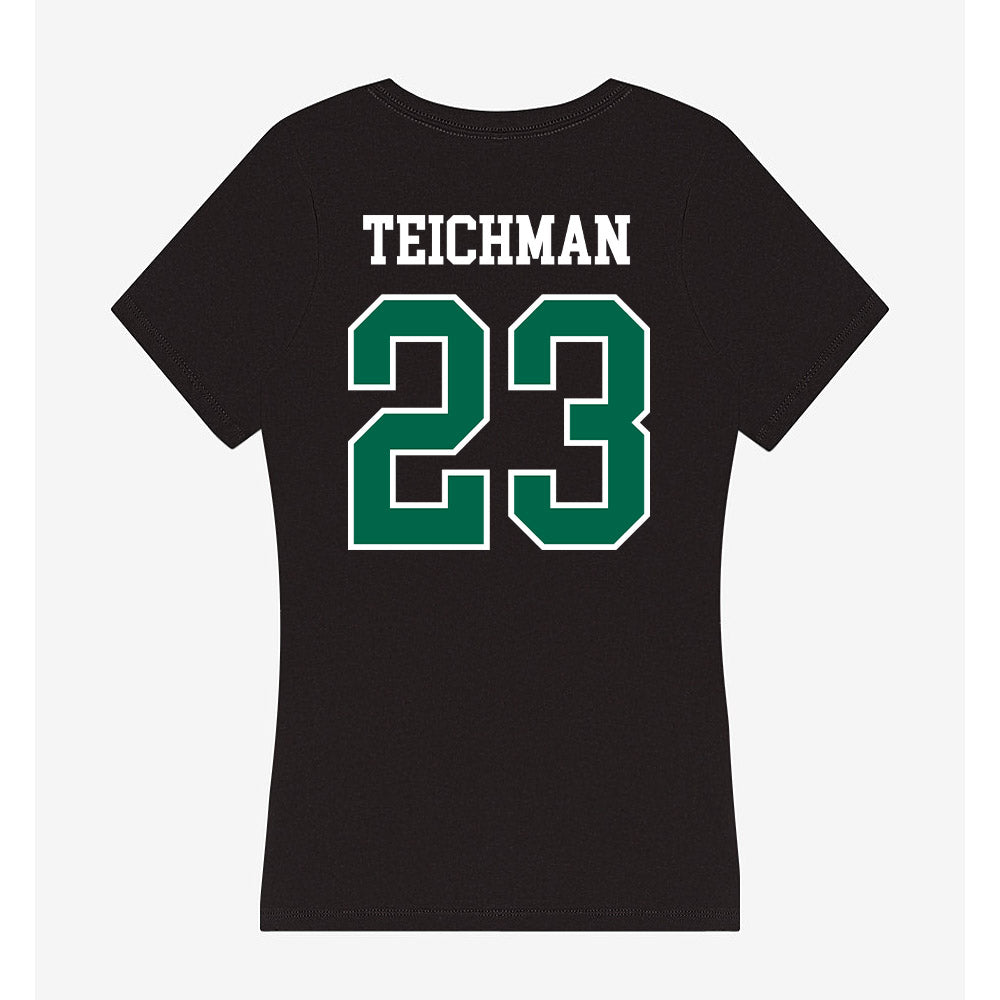 Tulane - NCAA Football : Rudy Teichman - Women's V-Neck T-Shirt-1