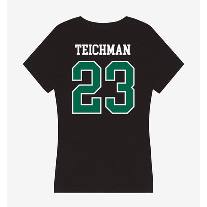 Tulane - NCAA Football : Rudy Teichman - Women's V-Neck T-Shirt-1