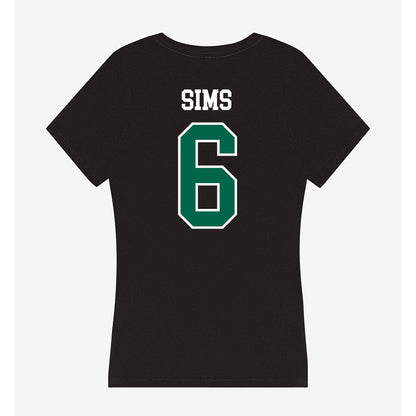 Tulane - NCAA Football : Joshua Sims - Women's V-Neck T-Shirt-1