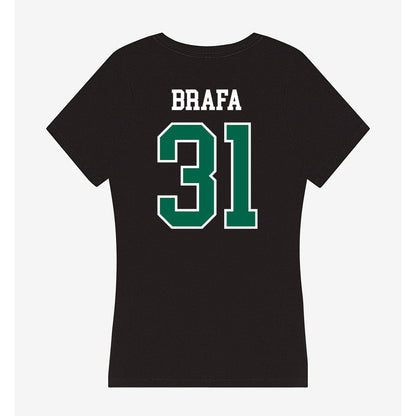 Tulane - NCAA Baseball : Jack Brafa - Women's V-Neck T-Shirt-1