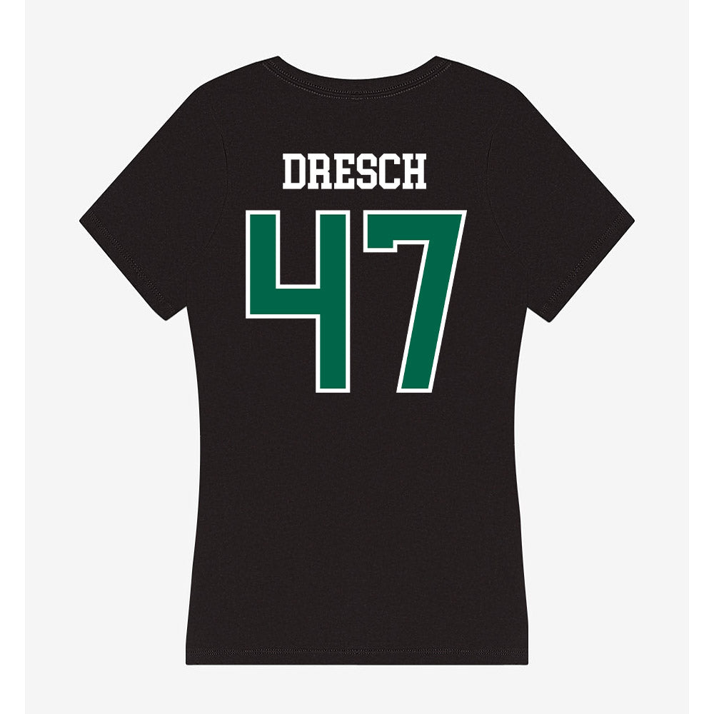 Tulane - NCAA Football : Zachary Dresch - Women's V-Neck T-Shirt-1