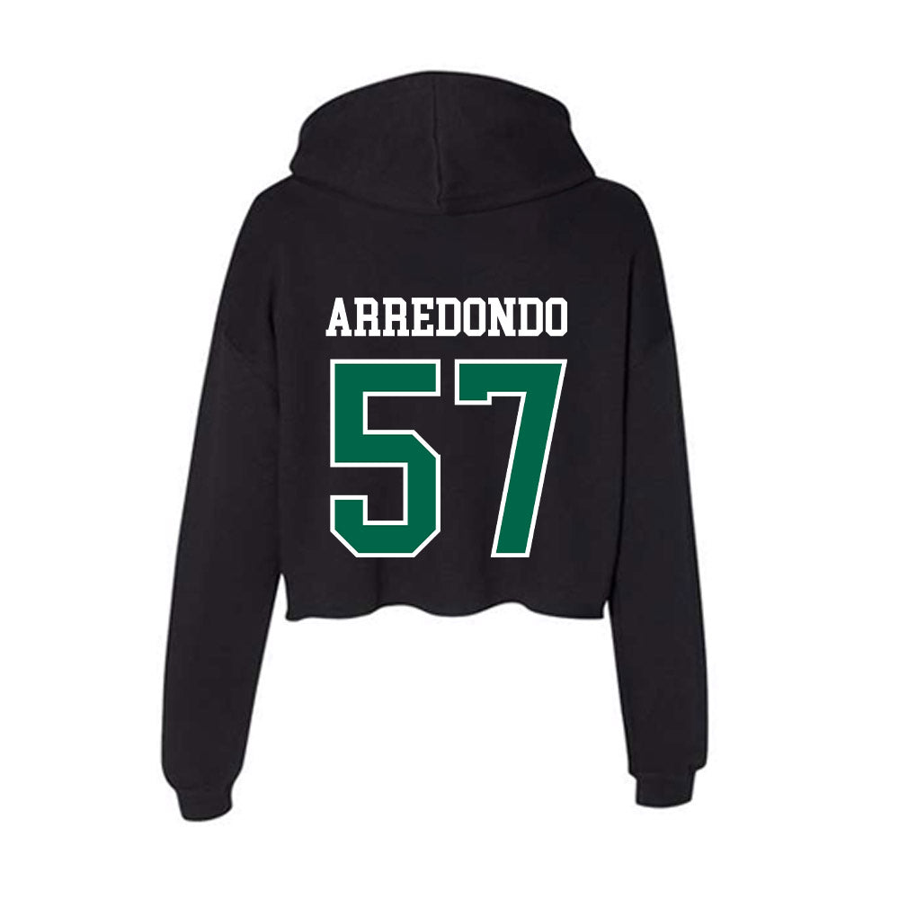 Tulane - NCAA Football : Jason Arredondo - Women's Crop Fleece Hoodie-1