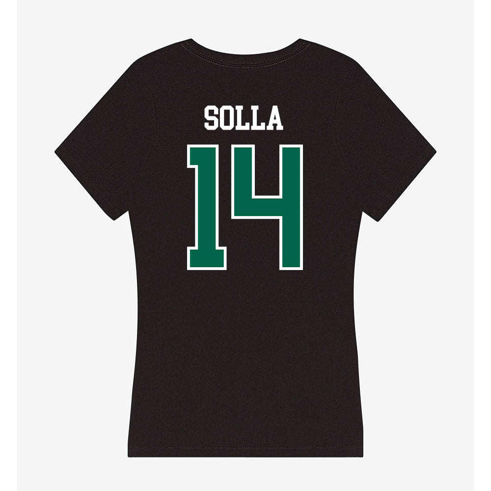Tulane - NCAA Women's Bowling : Juanelyz Solla - Women's V-Neck T-Shirt-1