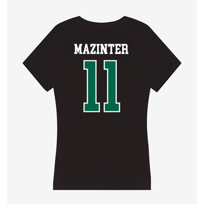 Tulane - NCAA Baseball : Max Mazinter - Women's V-Neck T-Shirt-1