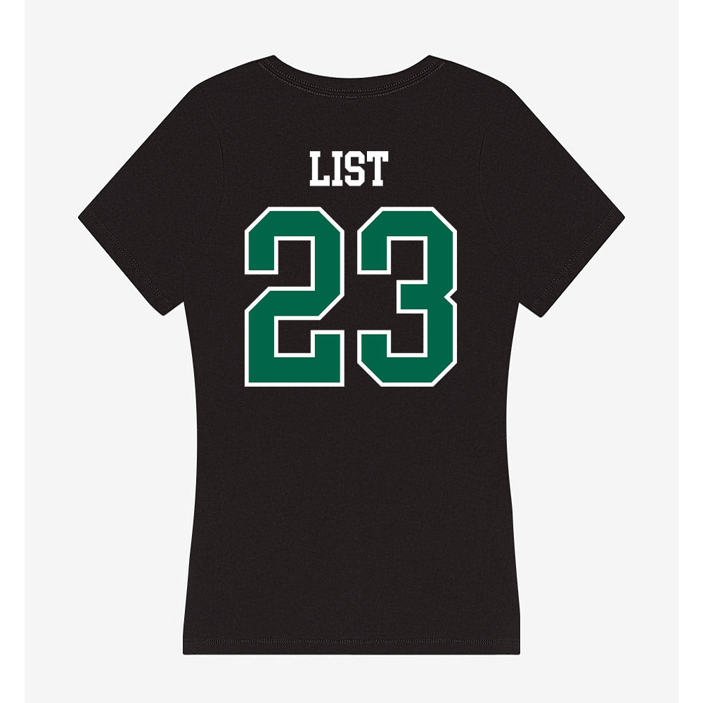 Tulane - NCAA Women's Volleyball : Chloe List - Women's V-Neck T-Shirt-1