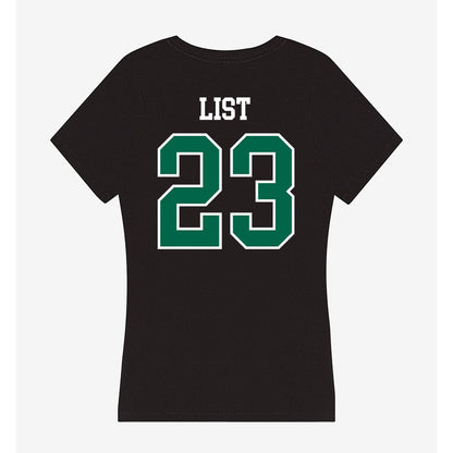 Tulane - NCAA Women's Volleyball : Chloe List - Women's V-Neck T-Shirt-1