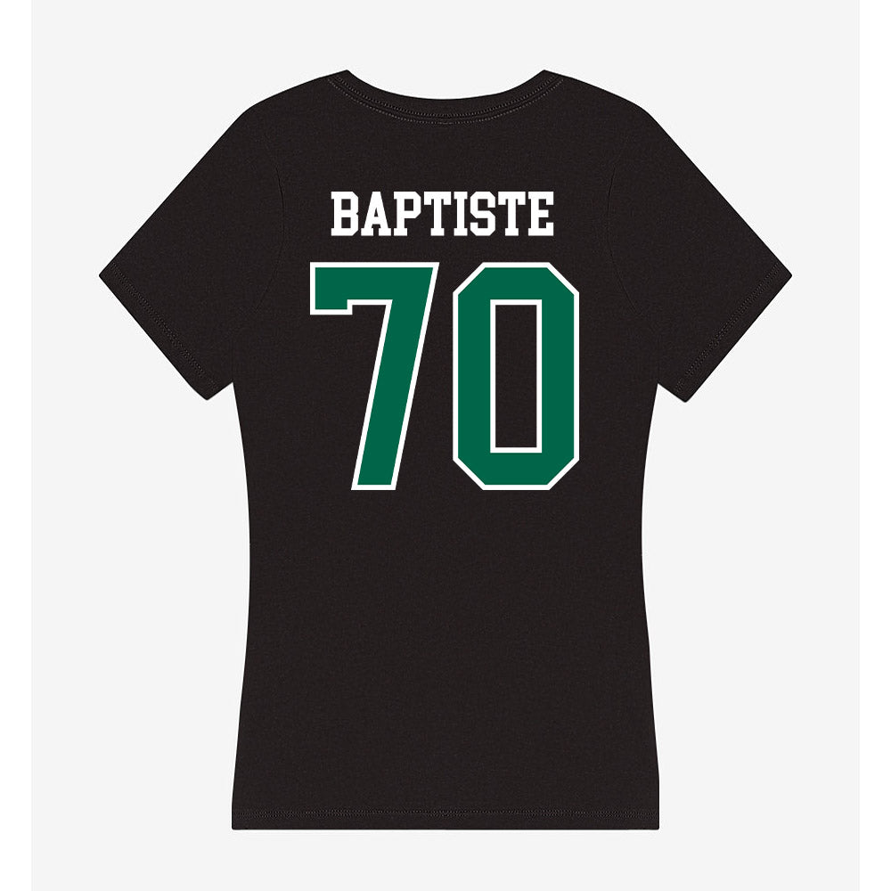 Tulane - NCAA Football : Juelz Baptiste - Women's V-Neck T-Shirt-1