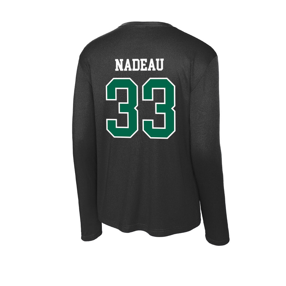 Tulane - NCAA Men's Basketball : Tj Nadeau - Activewear Long Sleeve T-Shirt-1