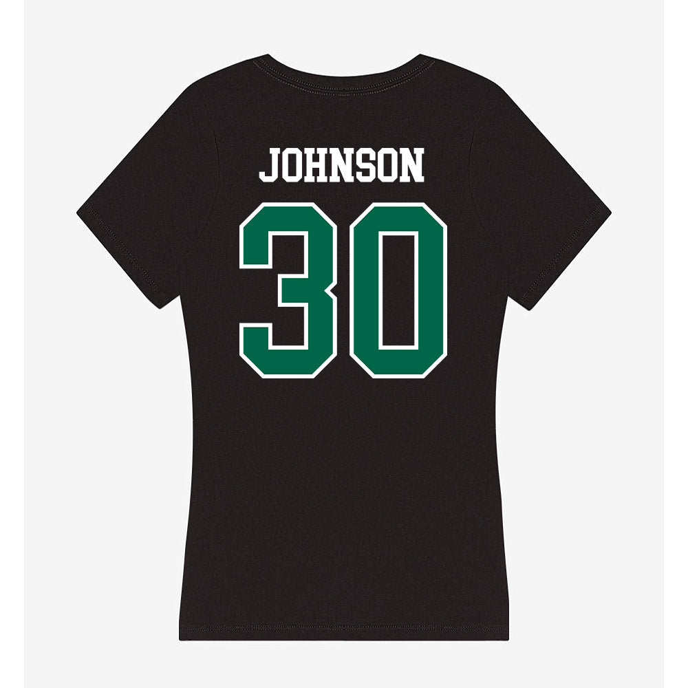 Tulane - NCAA Baseball : Nate Johnson - Women's V-Neck T-Shirt-1