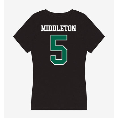 Tulane - NCAA Men's Basketball : Scotty Middleton - Women's V-Neck T-Shirt-1